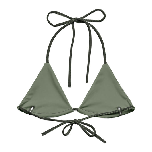 Desert Night Camo String Bikini Top back flat lay [CC-MOCKUP:flat-back]