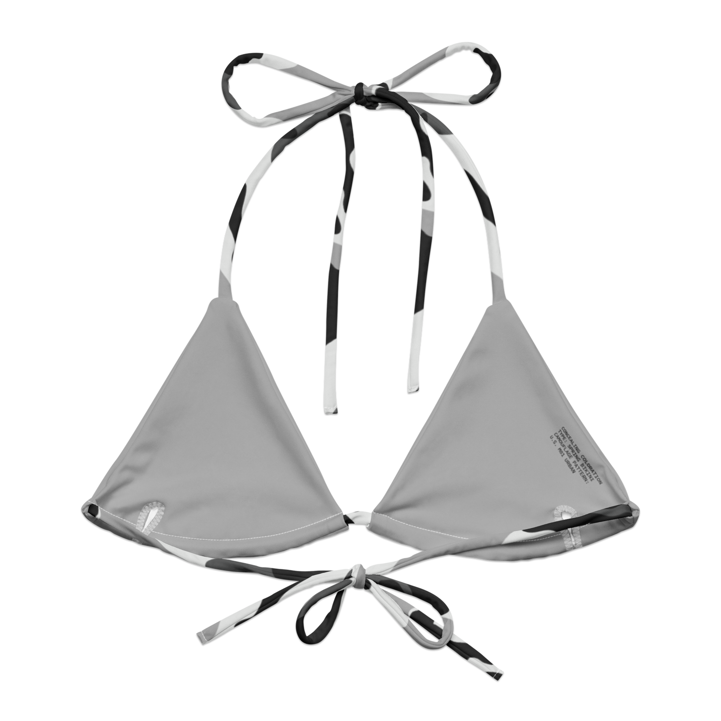 M81 Urban Camo String Bikini Top