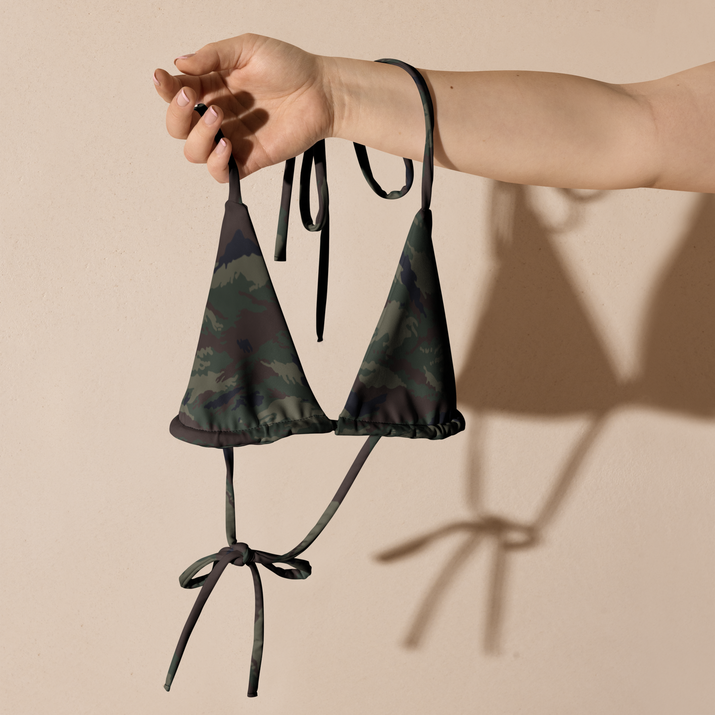 Kamysh Woodland Camo String Bikini Top