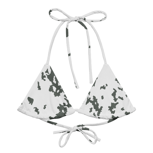 M05 Snow Camo String Bikini Top