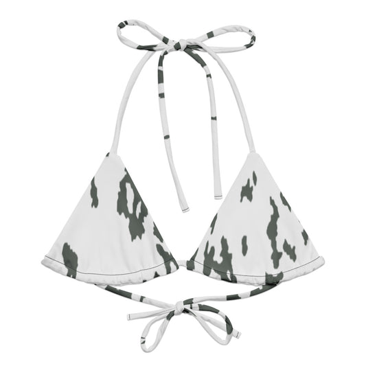 M05 Snow Camo String Bikini Top front flat lay [CC-MOCKUP:flat-front]