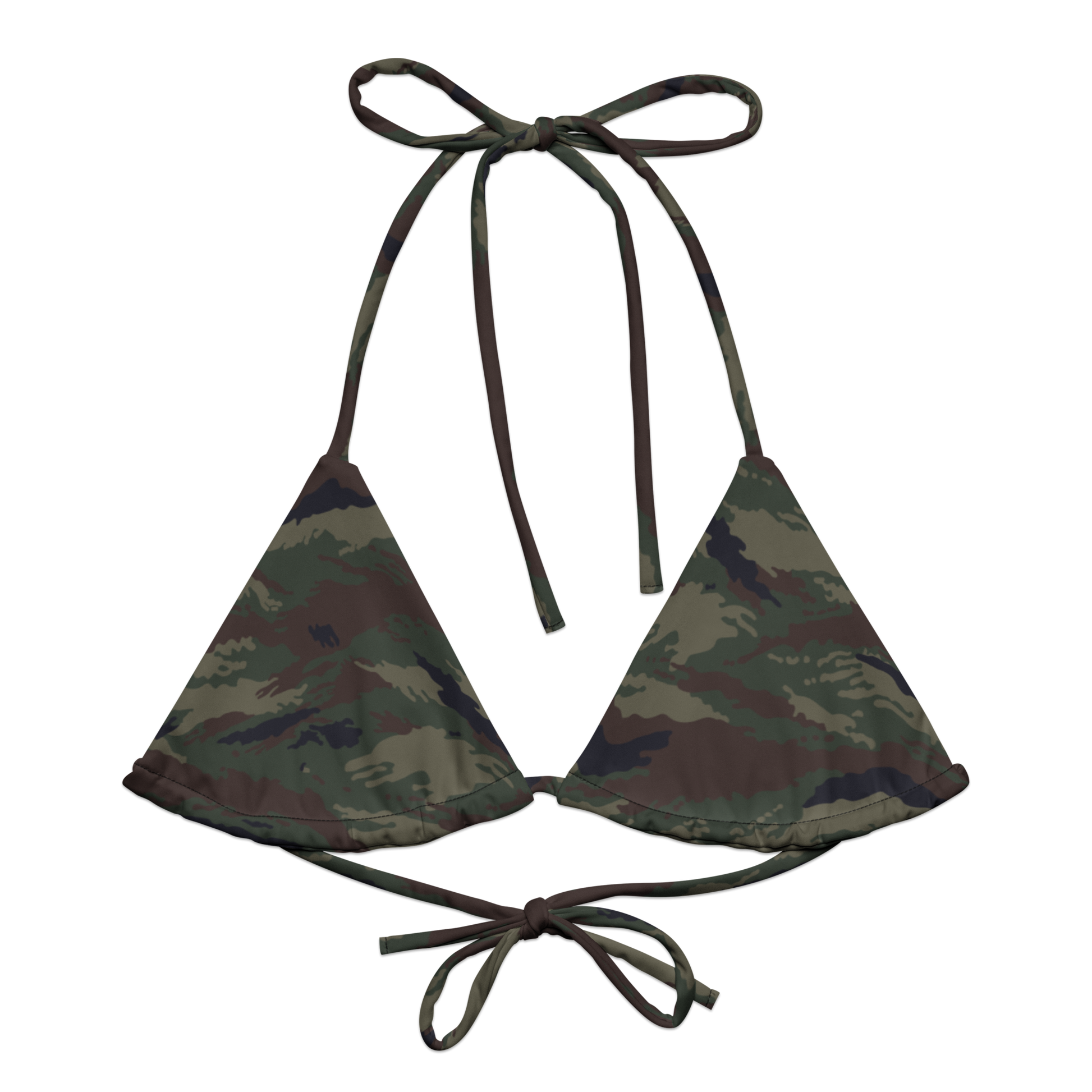 Kamysh Woodland Camo String Bikini Top