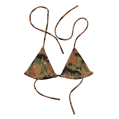 Leibermuster Camo String Bikini Top