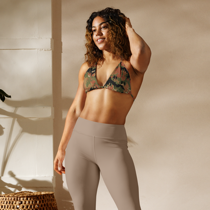 Leibermuster Camo String Bikini Top