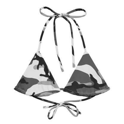 M81 Urban Camo String Bikini Top