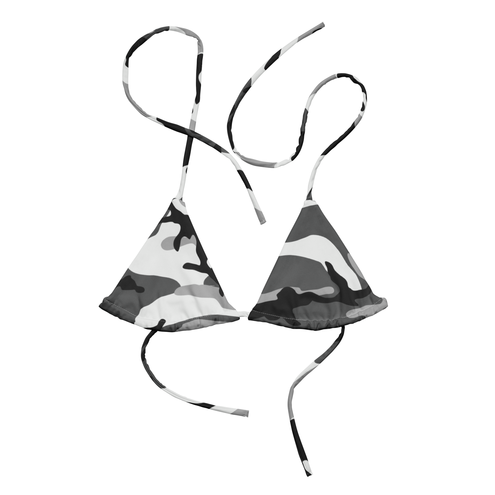 M81 Urban Camo String Bikini Top