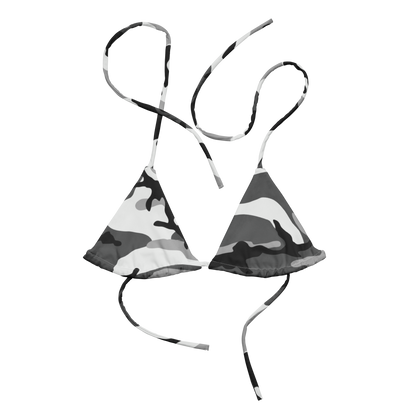M81 Urban Camo String Bikini Top
