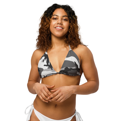 M81 Urban Camo String Bikini Top
