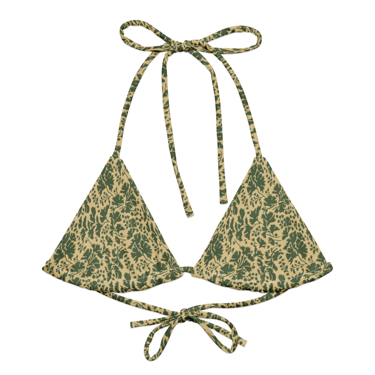 Pietruszka Camo String Bikini Top
