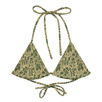 Pietruszka Camo String Bikini Top