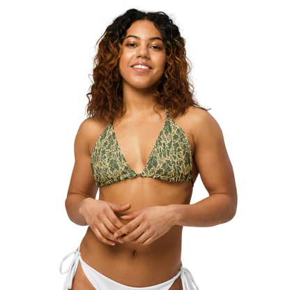 Pietruszka Camo String Bikini Top