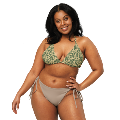 Pietruszka Camo String Bikini Top