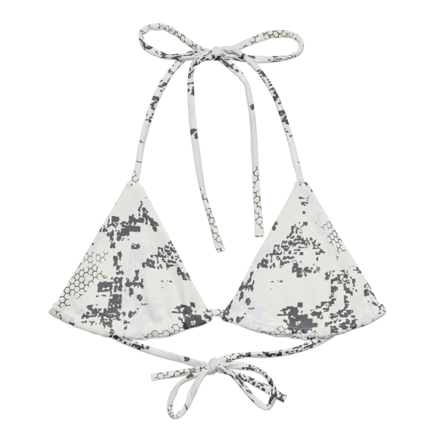 Blindtech Snow Camo String Bikini Top