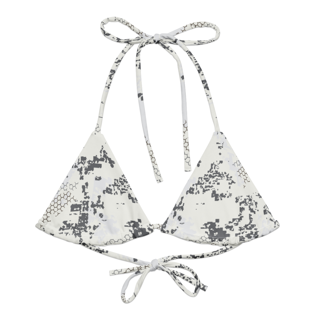 Blindtech Snow Camo String Bikini Top