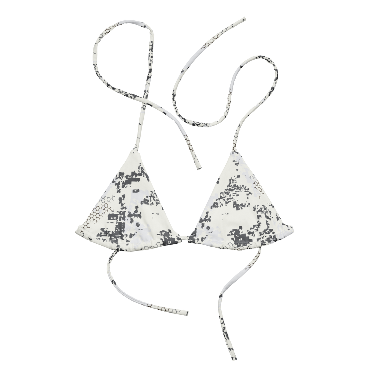 Blindtech Snow Camo String Bikini Top