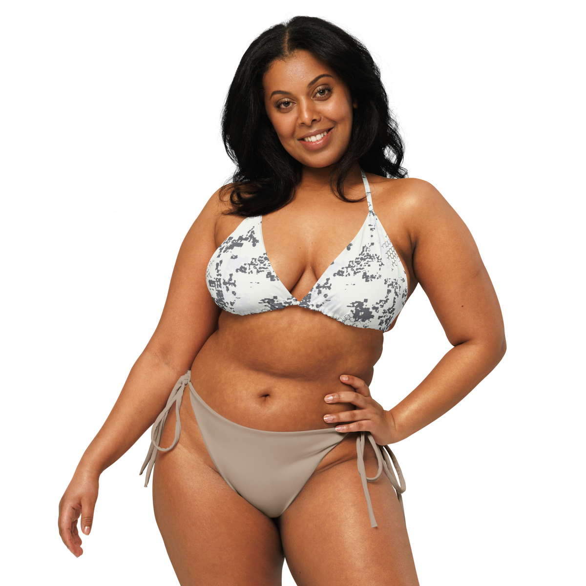 Blindtech Snow Camo String Bikini Top
