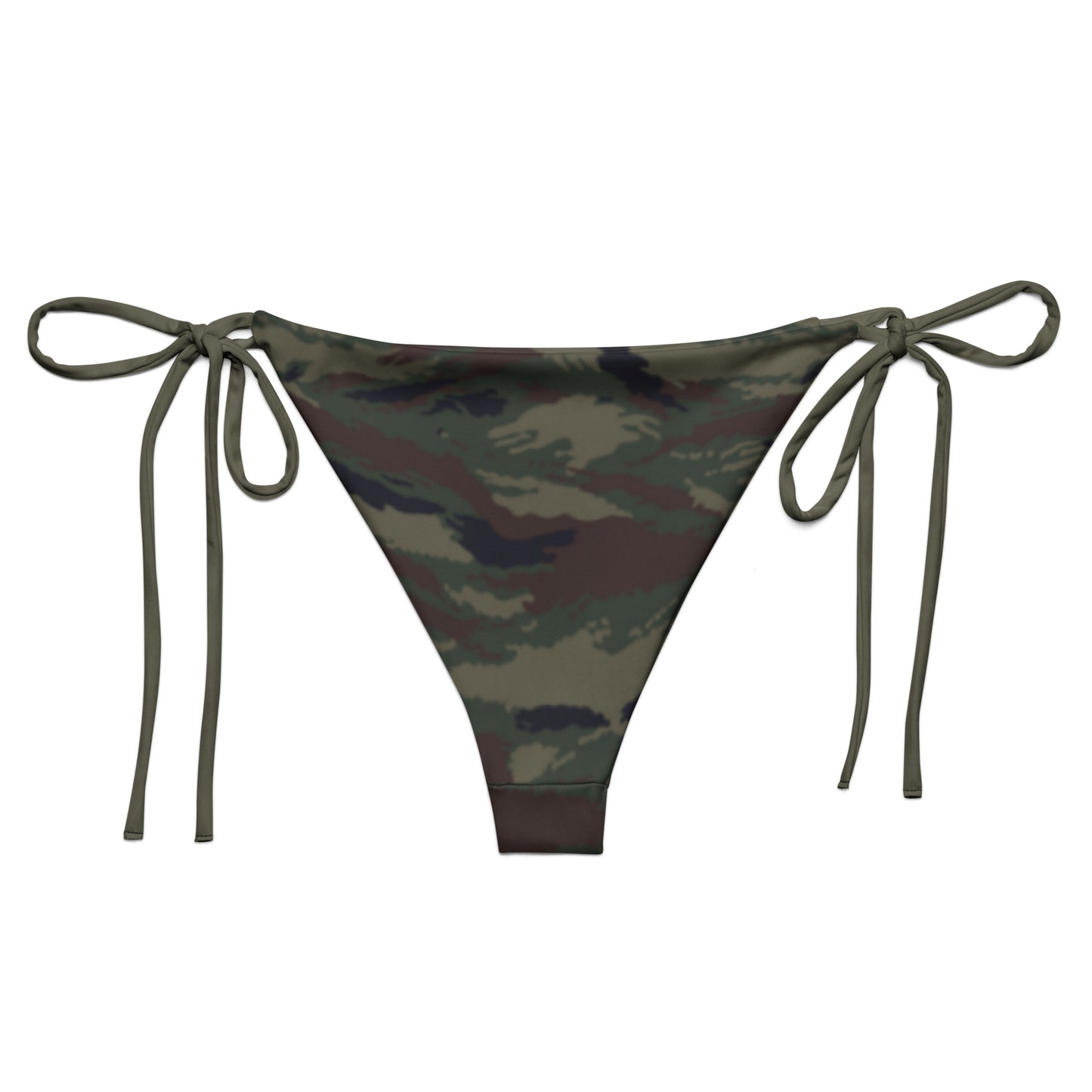 Kamysh Woodland Camo String Bikini Bottom - back flat