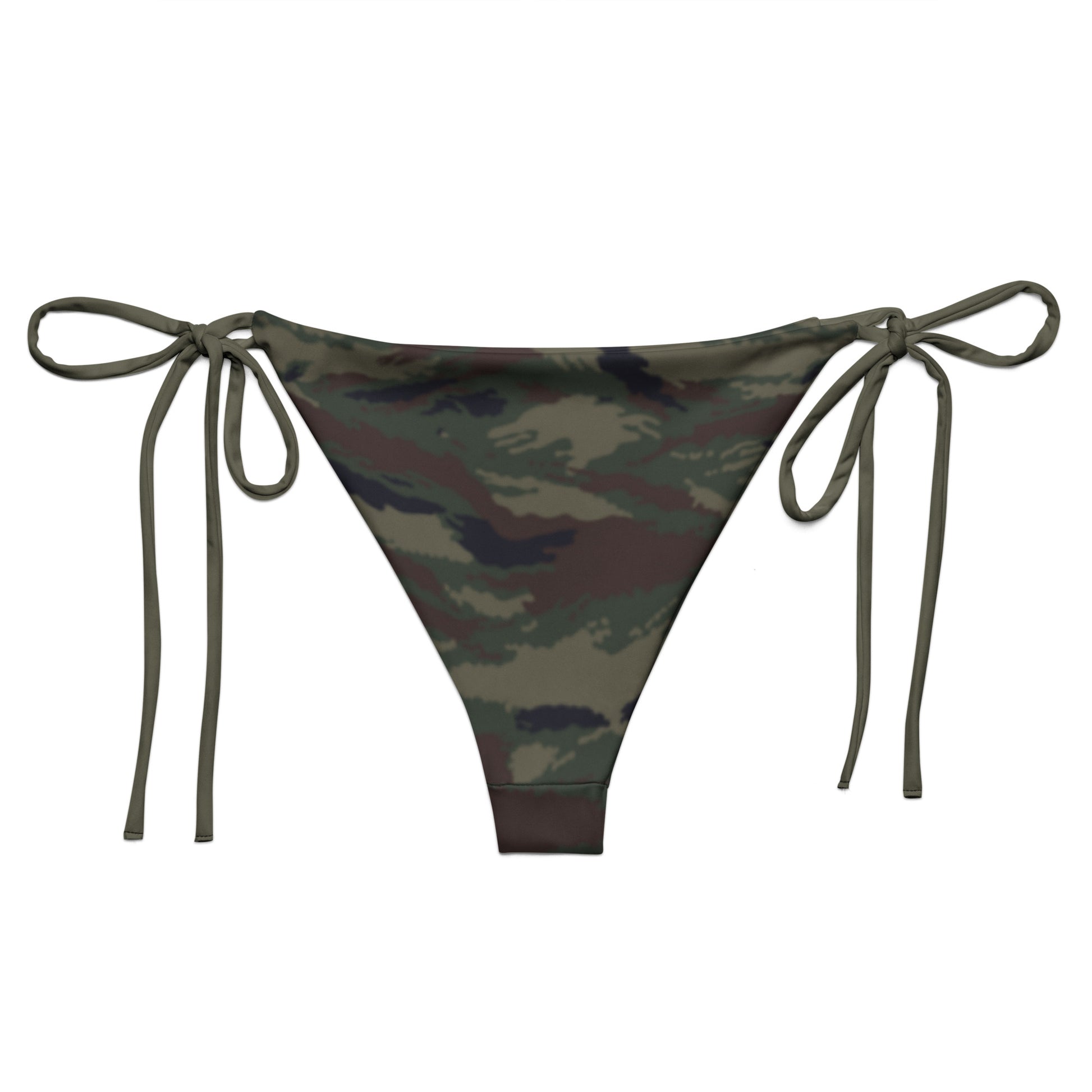 Kamysh Woodland Camo String Bikini Bottom - back flat