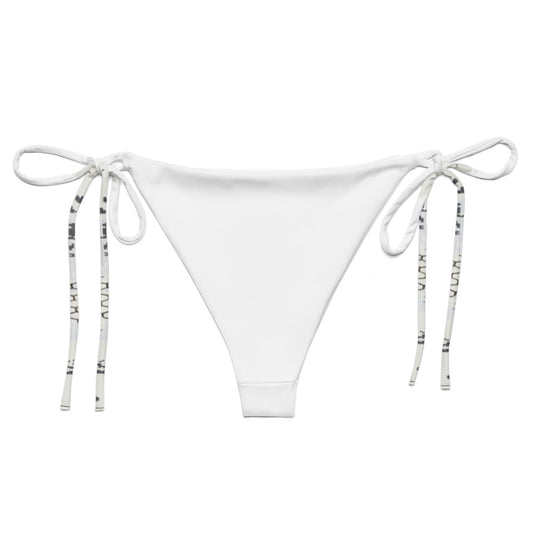 BlindTech Snow Camo String Bikini Bottom back flat lay [CC-MOCKUP:flat-back]