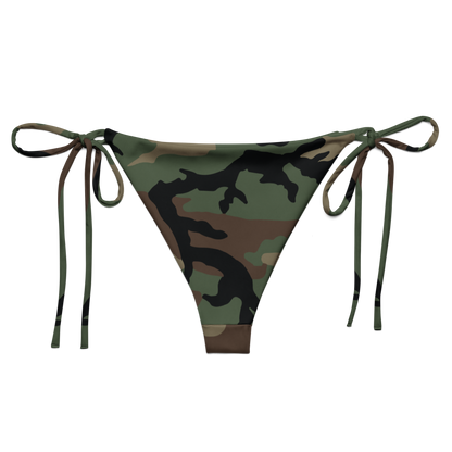 M81 Woodland Camo String Bikini Bottom