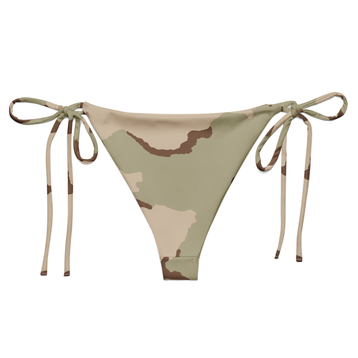 Three-Color Desert Camo String Bikini Bottom