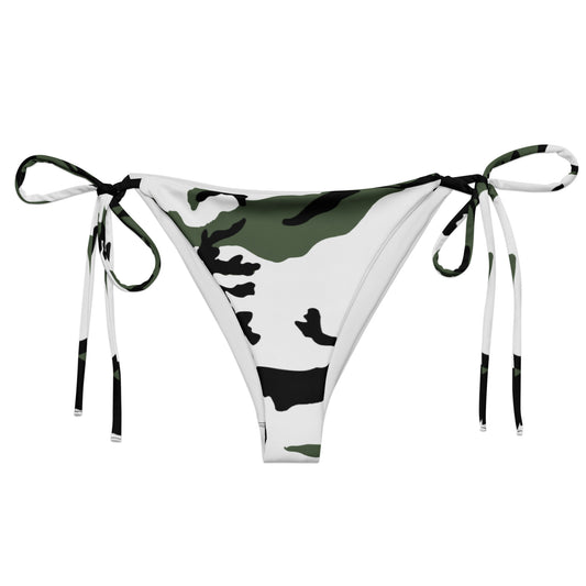 All-over print recycled string bikini bottom _ Concealing Coloration