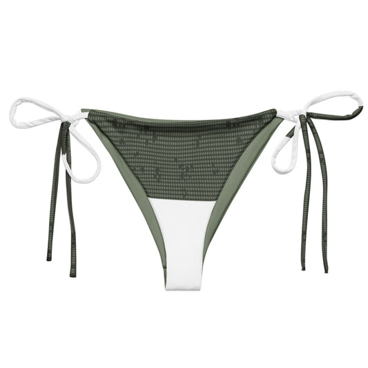 Desert Night Camo String Bikini Bottom front flat lay [CC-MOCKUP:flat-front]