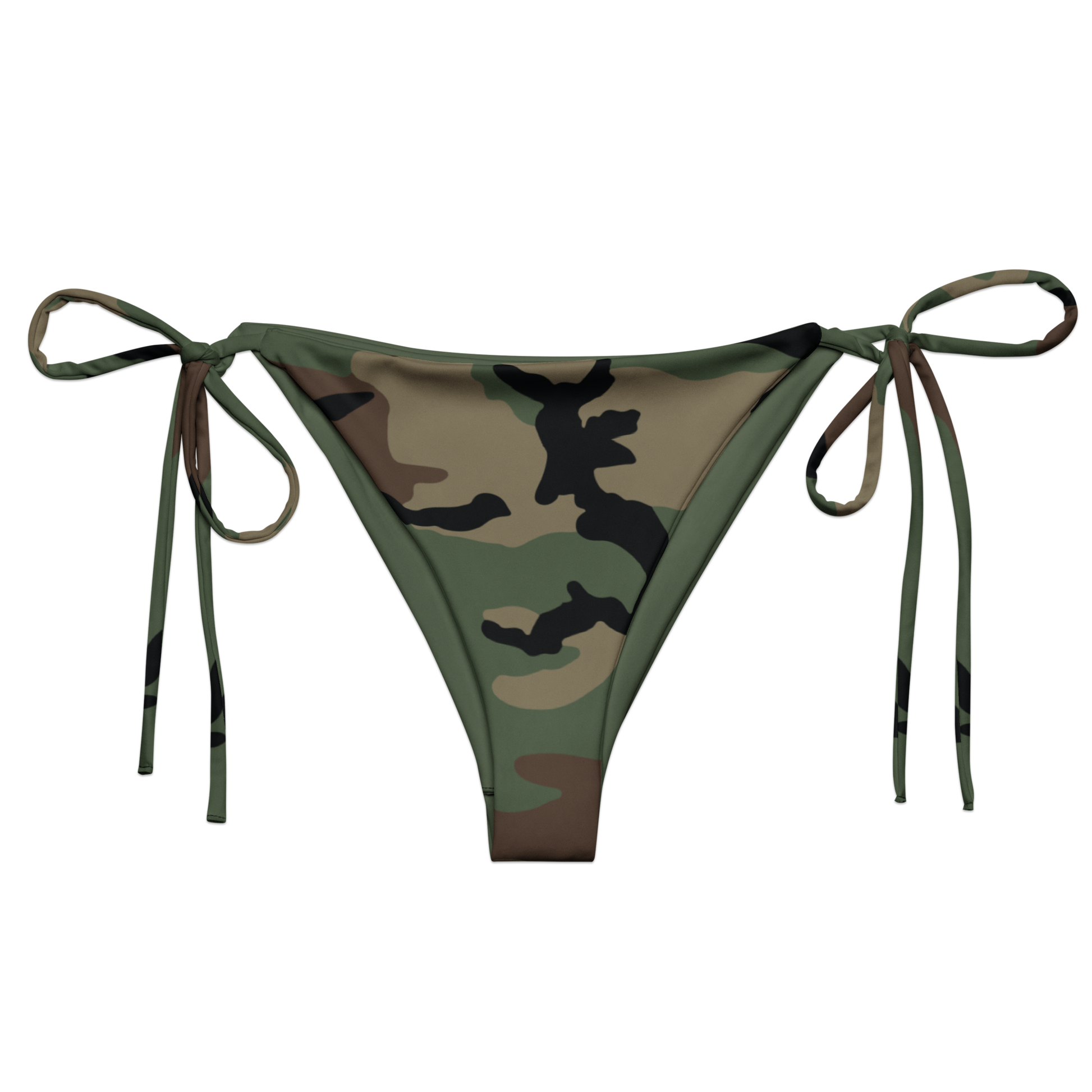 M81 Woodland Camo String Bikini Bottom