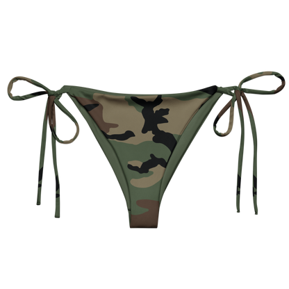 M81 Woodland Camo String Bikini Bottom