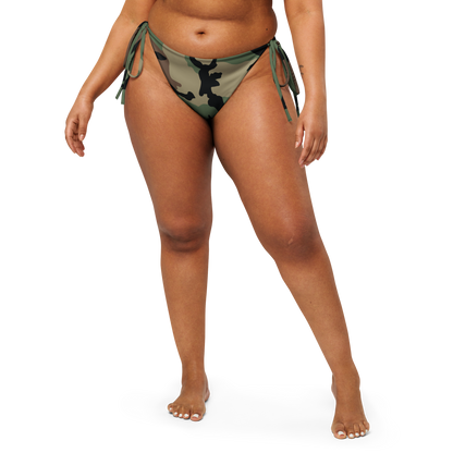 M81 Woodland Camo String Bikini Bottom