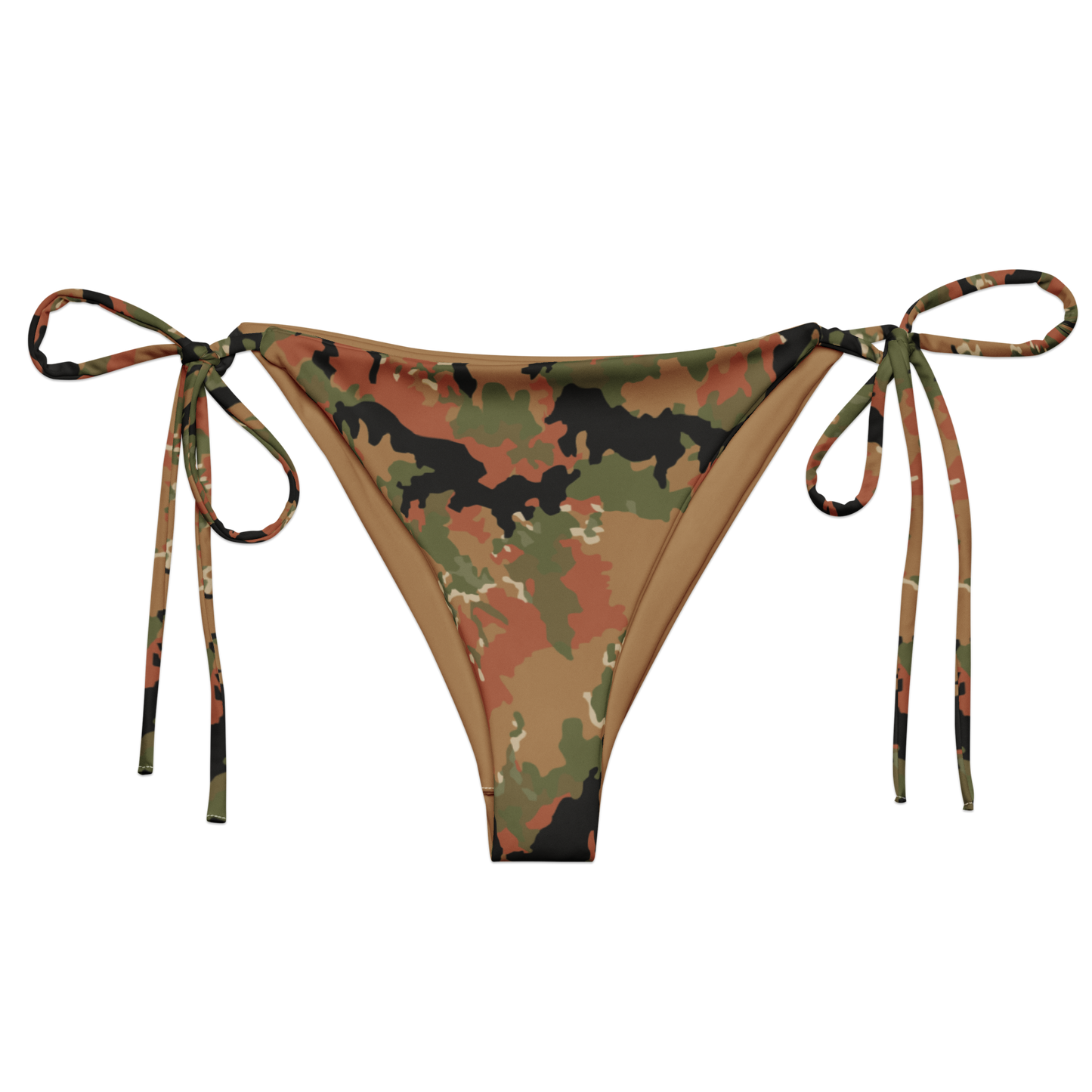 Leibermuster Camo String Bikini Bottom