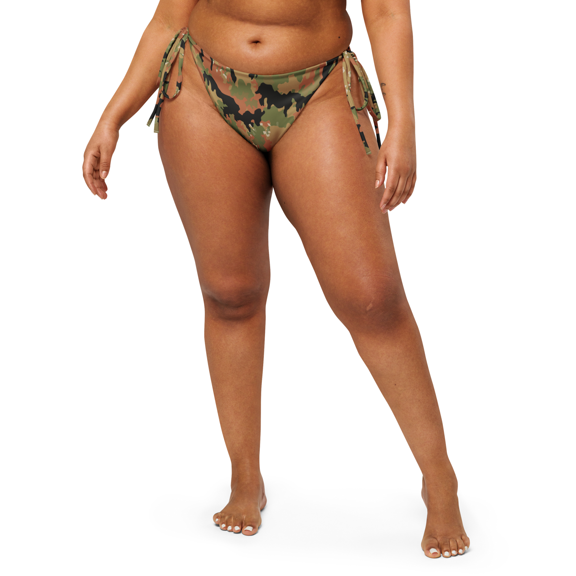 Leibermuster Camo String Bikini Bottom