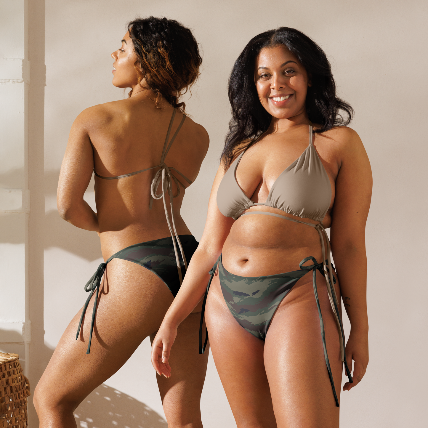Kamysh Woodland Camo String Bikini Bottom