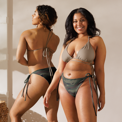 Kamysh Woodland Camo String Bikini Bottom