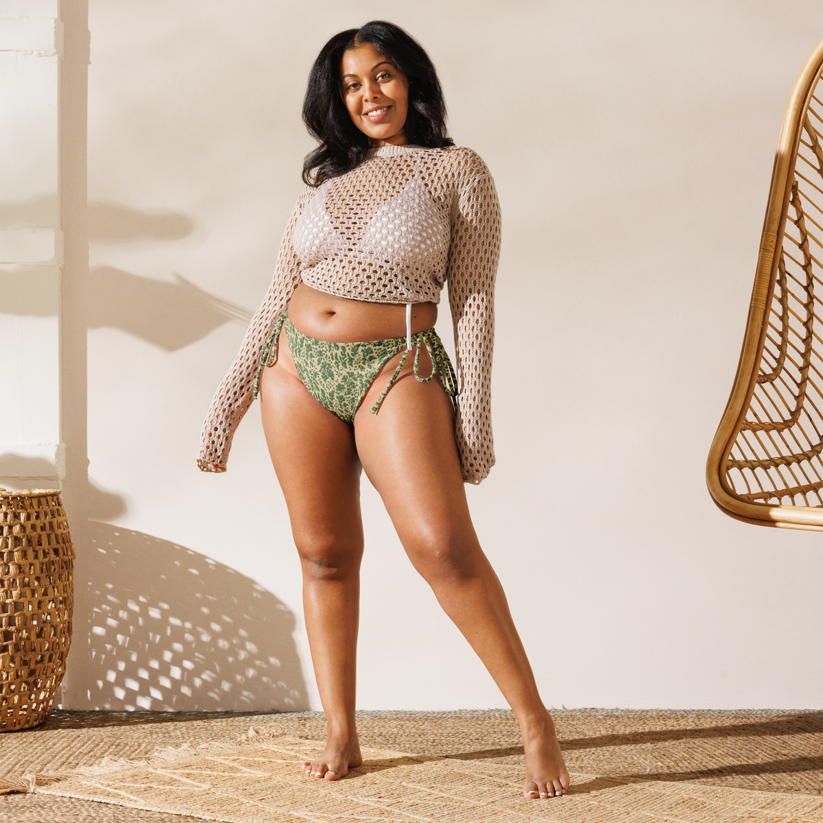 Pietruszka Camo String Bikini Bottom