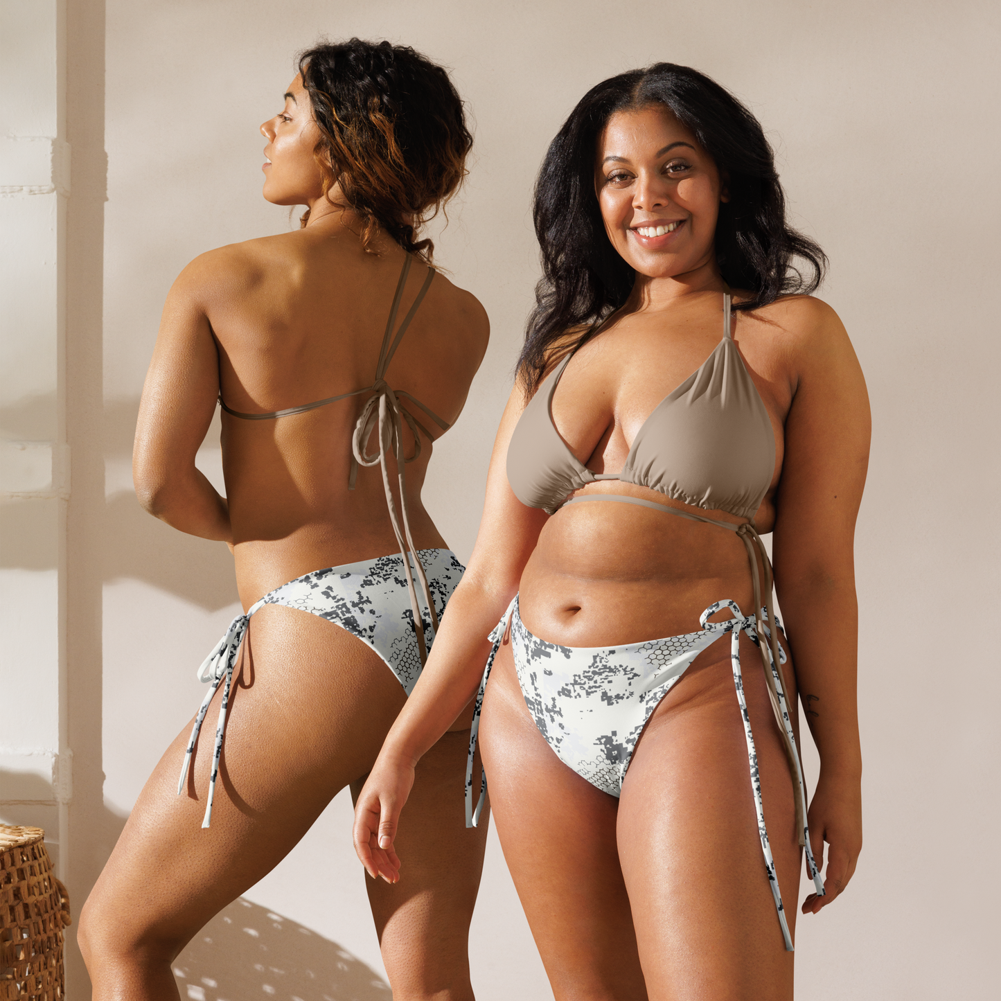 BlindTech Snow Camo String Bikini Bottom