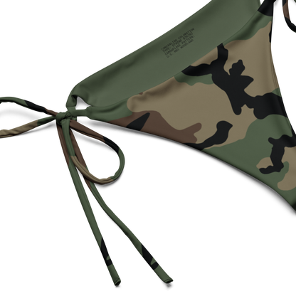 M81 Woodland Camo String Bikini Bottom