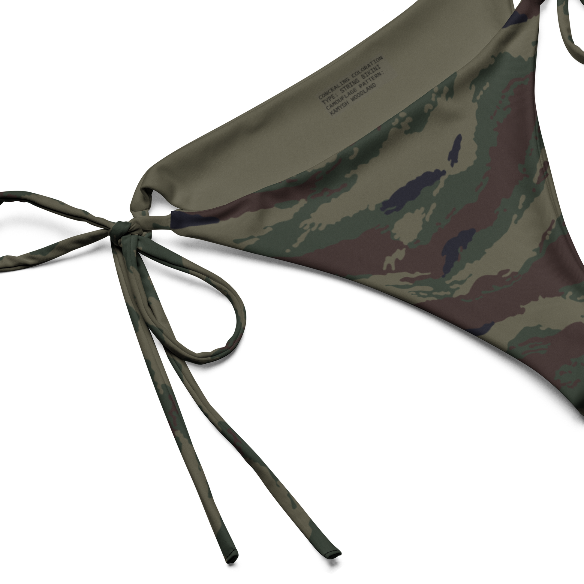 Kamysh Woodland Camo String Bikini Bottom
