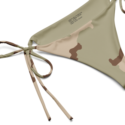 Three-Color Desert Camo String Bikini Bottom