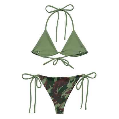 Portuguese Lizard Camo String Bikini Set