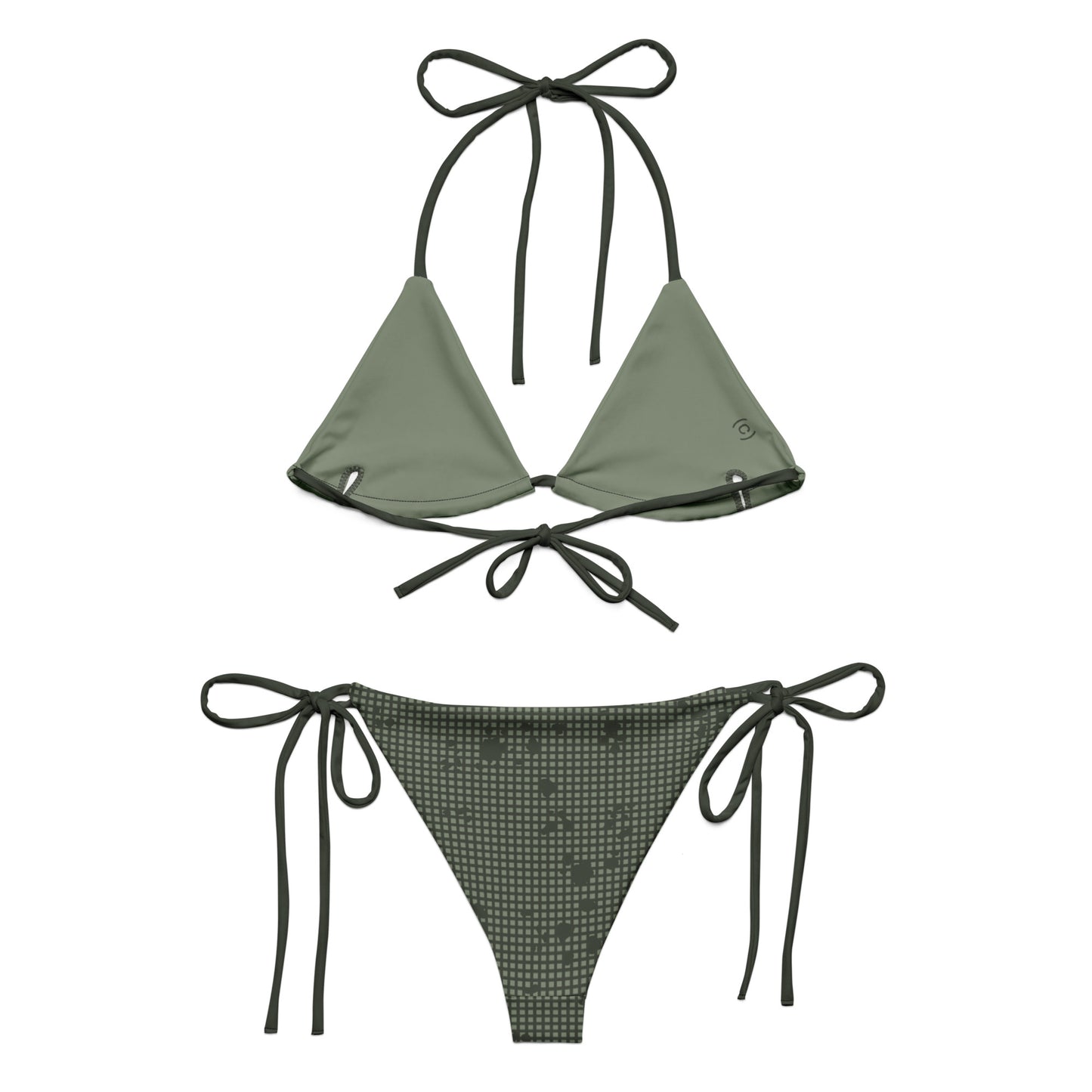 Desert Night Camo String Bikini Set