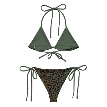 Leopard Spot Camo String Bikini Set