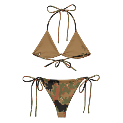 Leibermuster Camo String Bikini Set