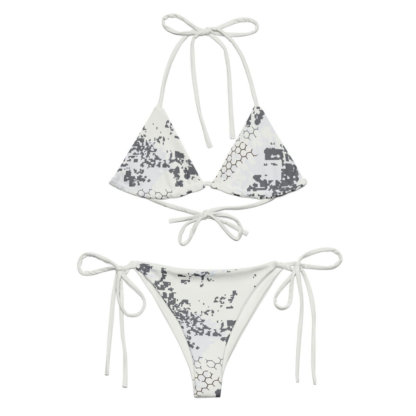 Blindtech Snow Camo String Bikini Set