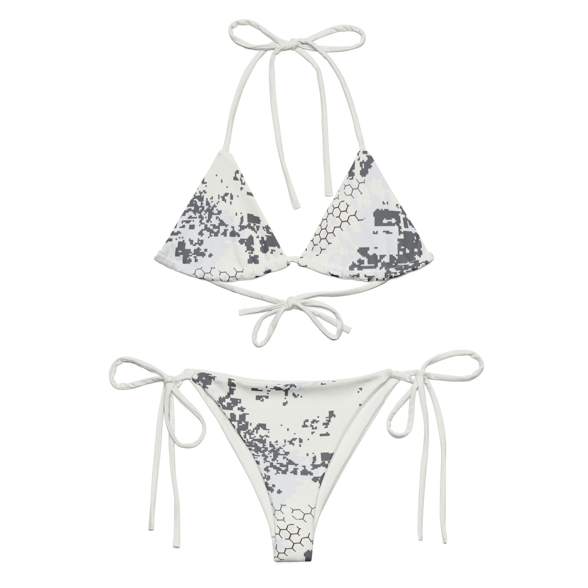 Blindtech Snow Camo String Bikini Set