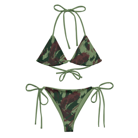 Portuguese Lizard Camo String Bikini Set