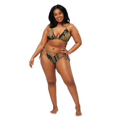Leibermuster Camo String Bikini Set