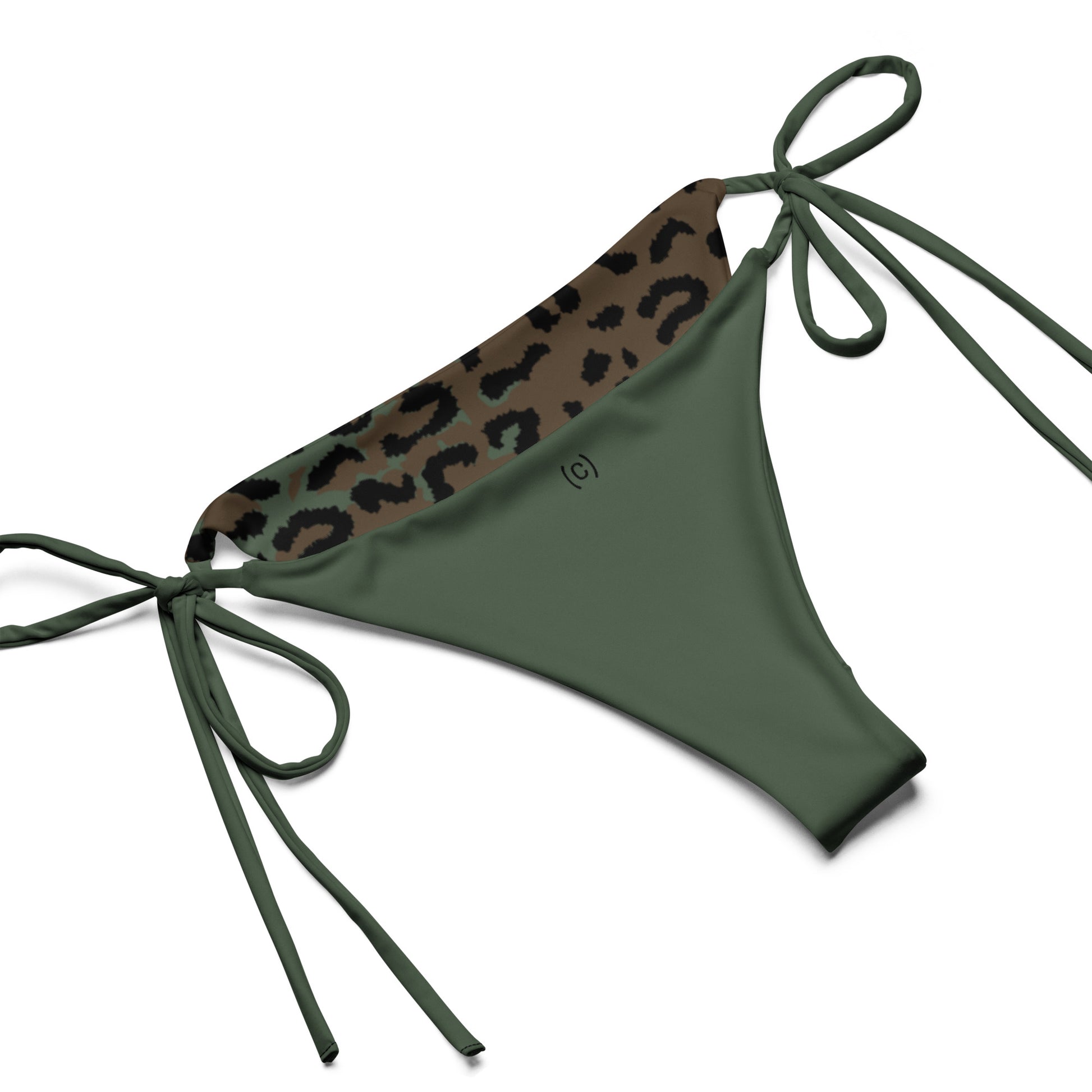 Leopard Spot Camo String Bikini Set