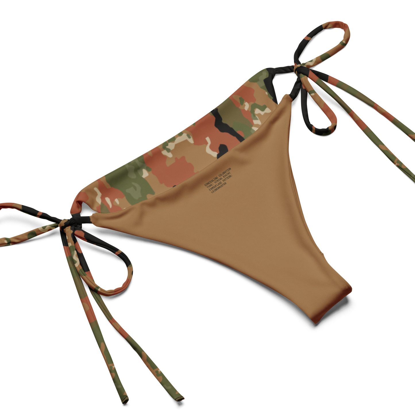 Leibermuster Camo String Bikini Set