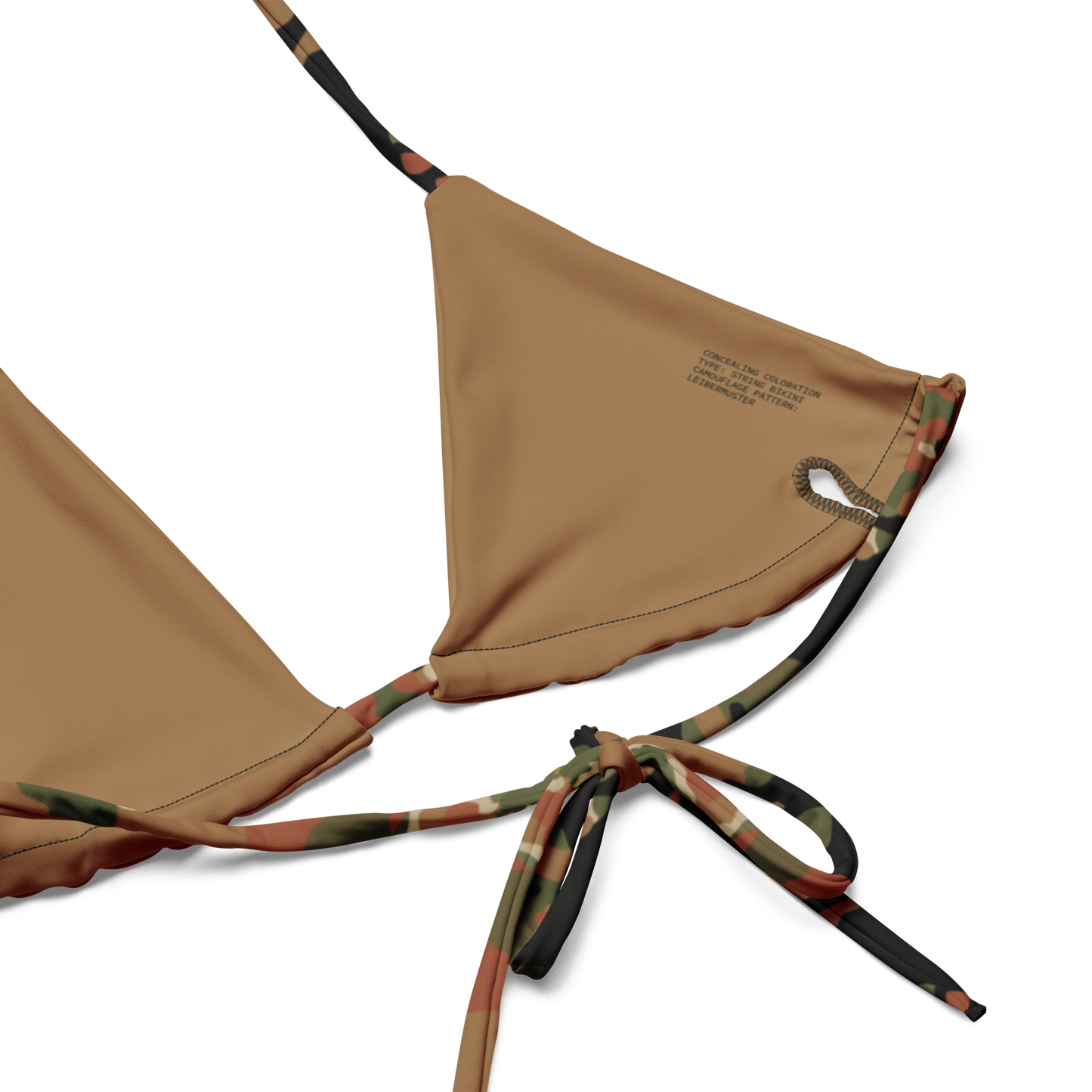 Leibermuster Camo String Bikini Set